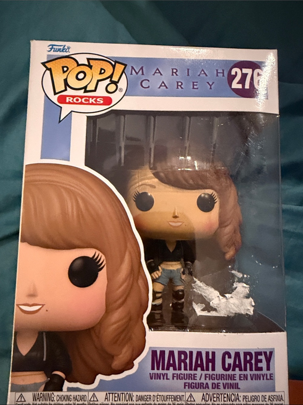 Funko Mariah Carey Pop! Vinyl Figure - Brown Hair, Black Outfit